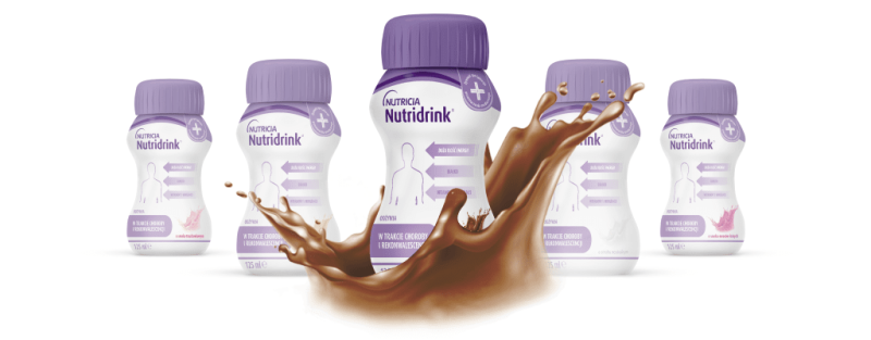 W Cefarm Nutridrink dostępny o smaku czekoladowym